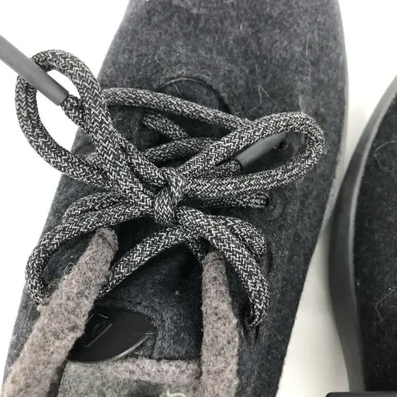 Allbirds Men's Sz 8 Wool Runner Mizzles Running Shoes Black Gray WR M8